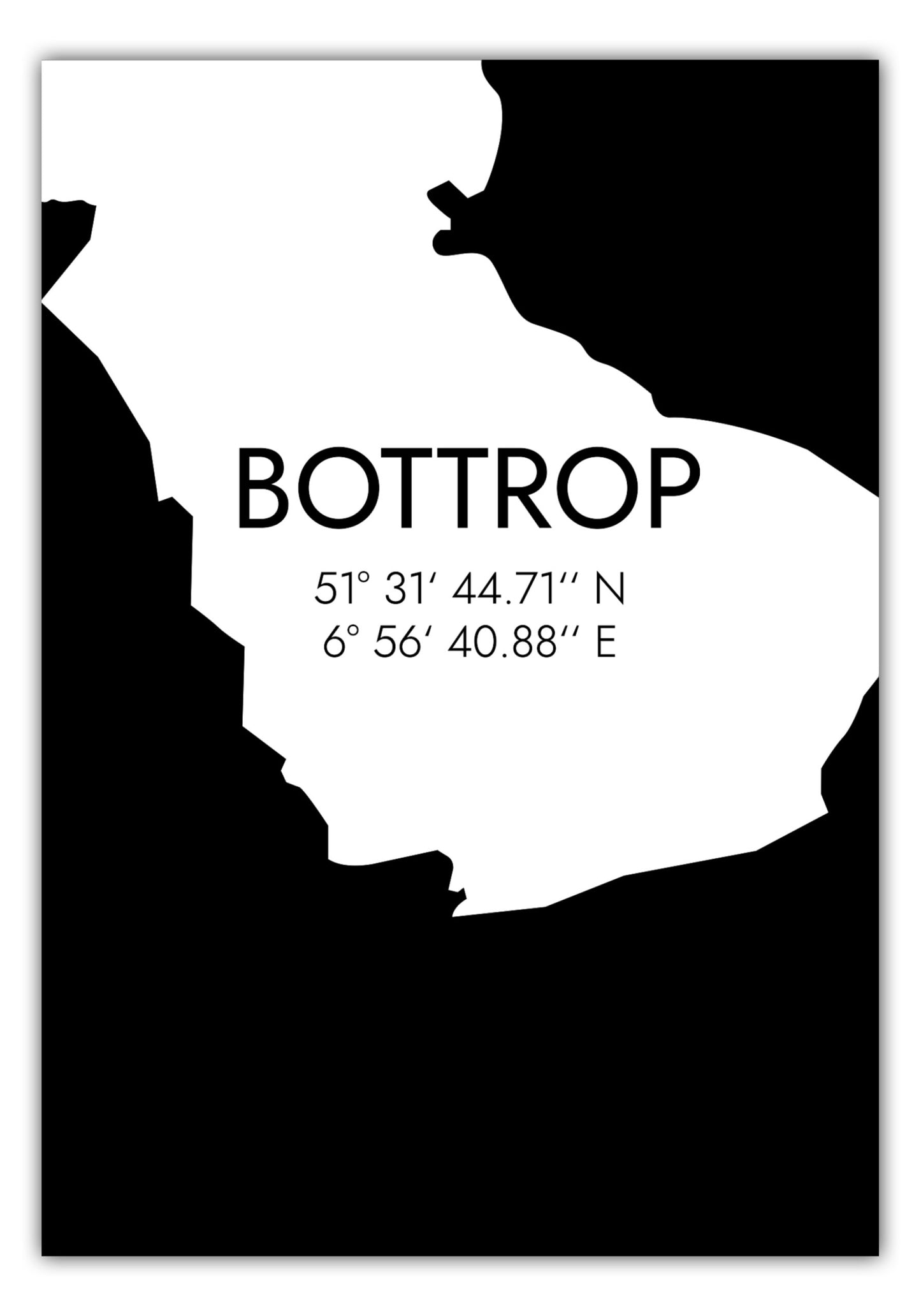 Poster Bottrop Koordinaten #5