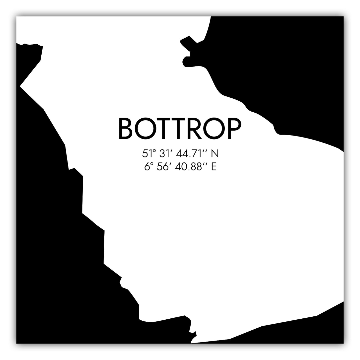 Poster Bottrop Koordinaten #5