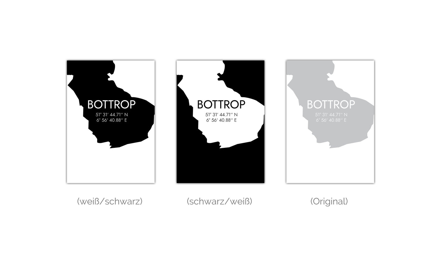 Poster Bottrop Koordinaten #5