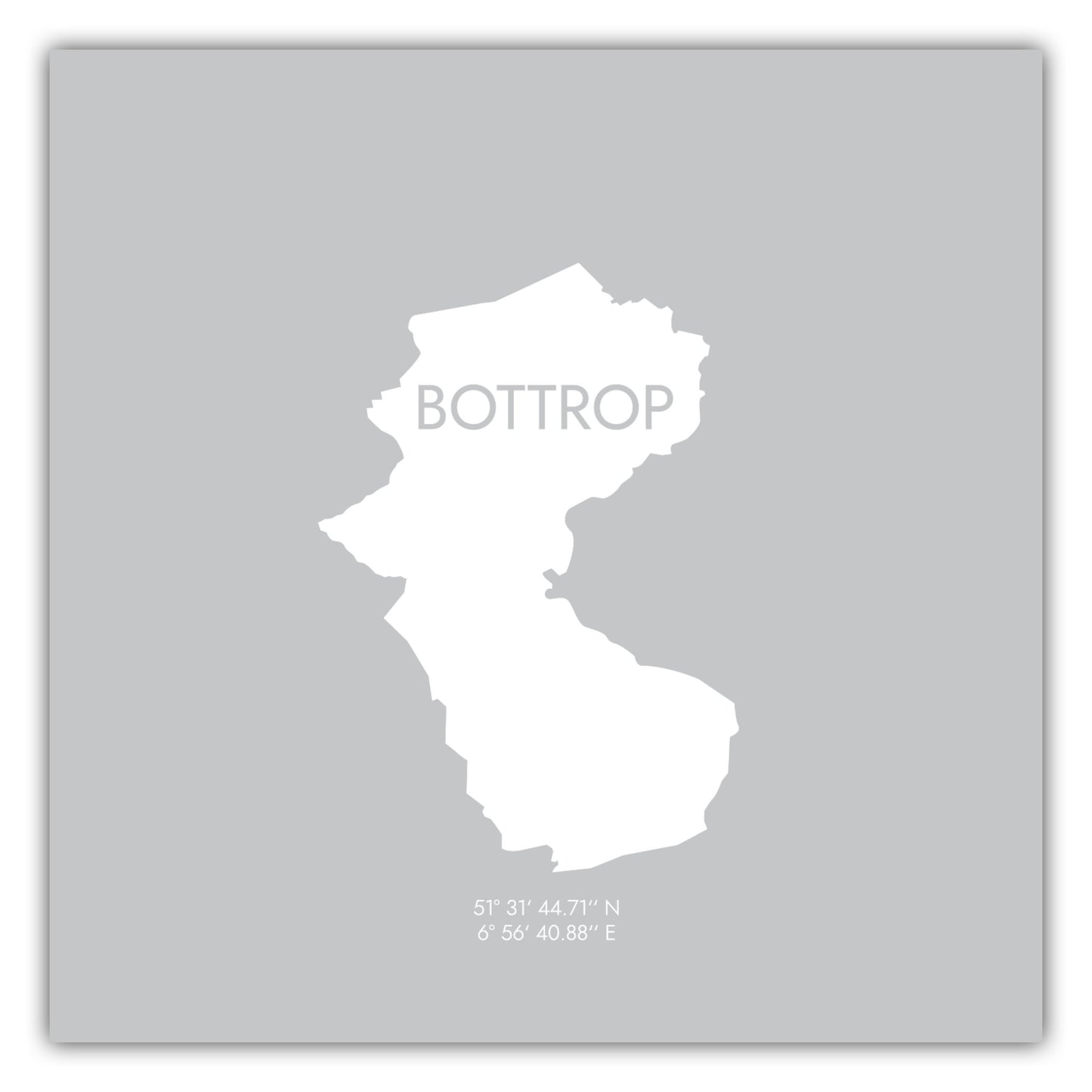 Poster Bottrop Koordinaten #6