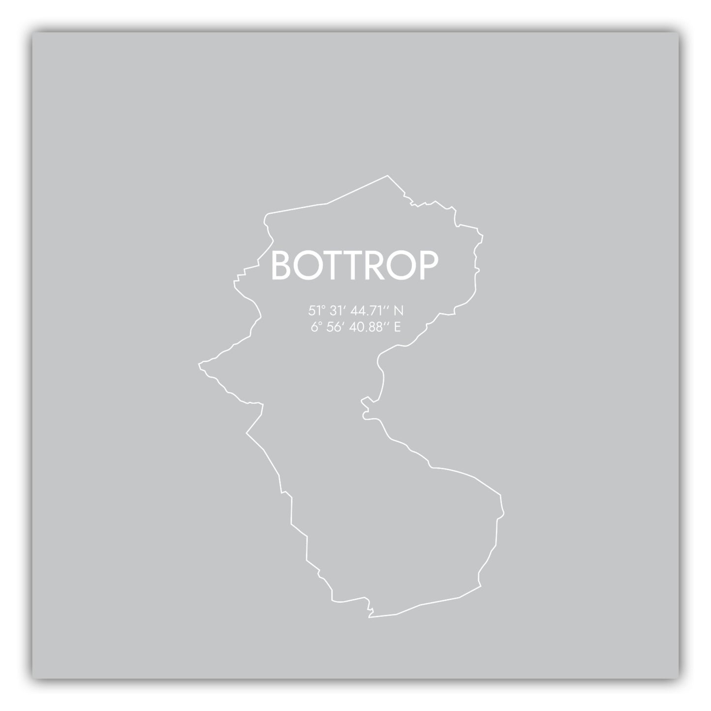 Poster Bottrop Koordinaten #7