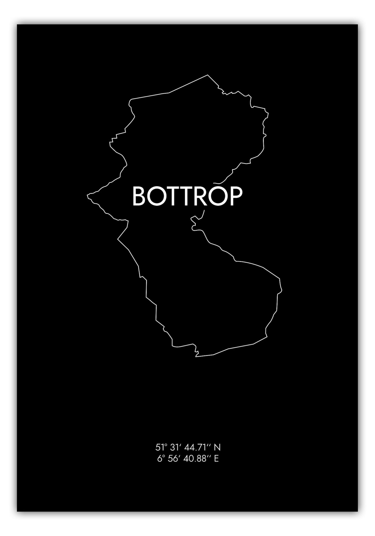 Poster Bottrop Koordinaten #8