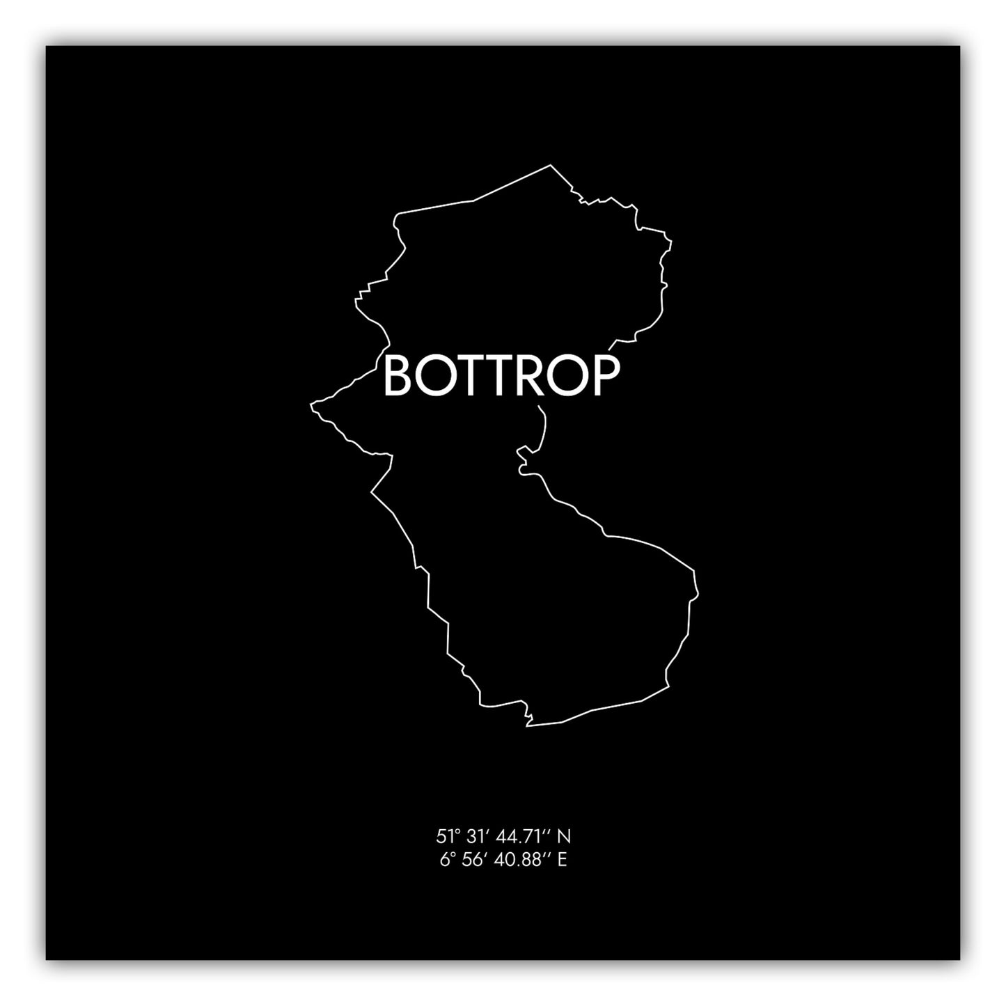 Poster Bottrop Koordinaten #8