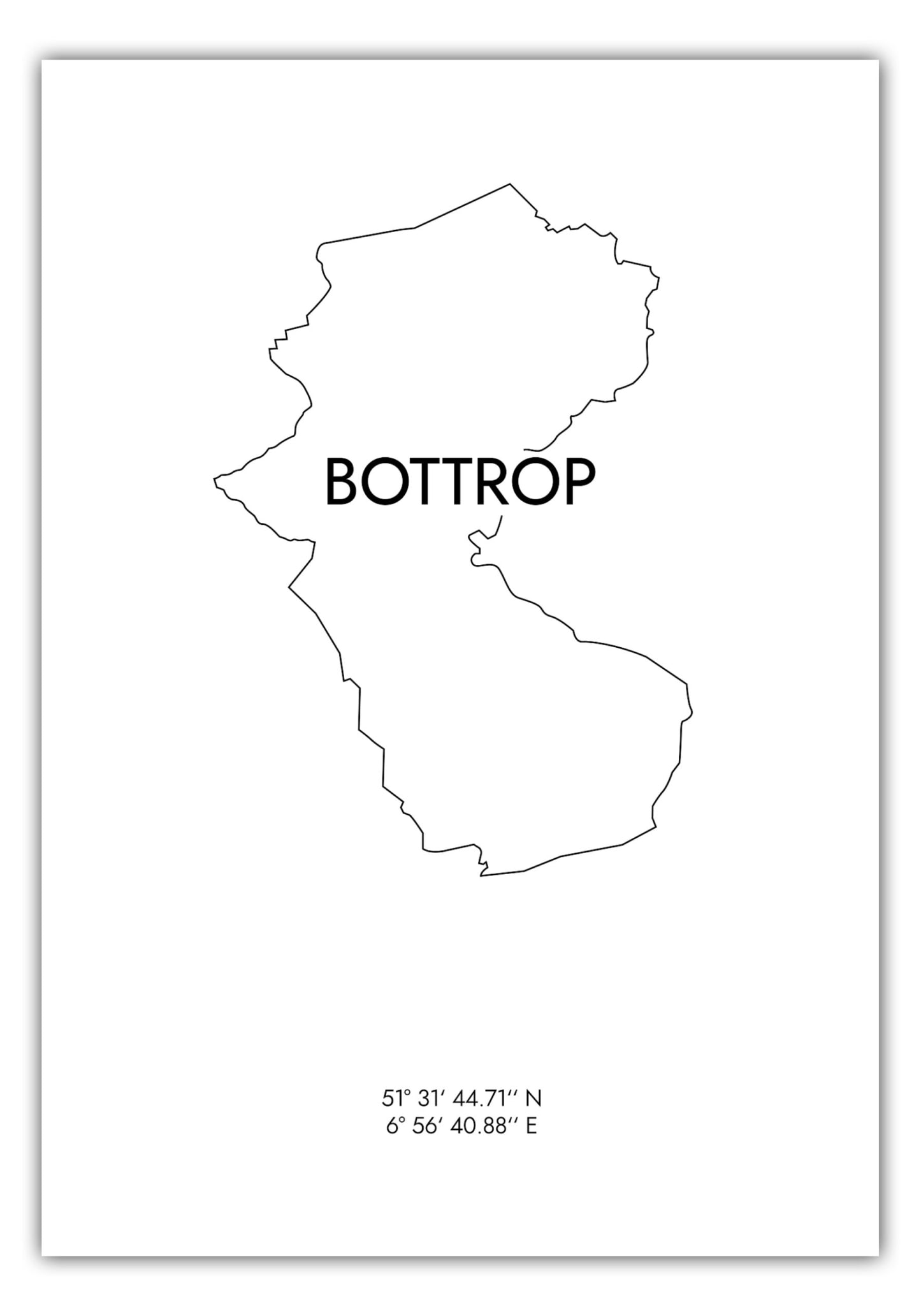 Poster Bottrop Koordinaten #8
