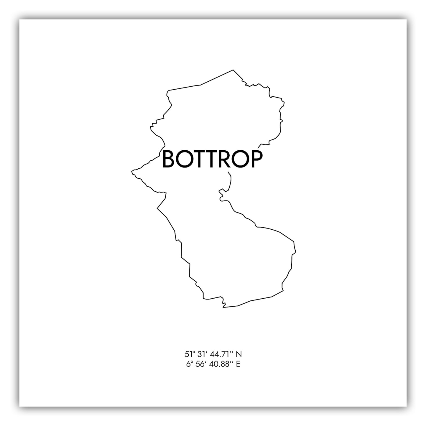 Poster Bottrop Koordinaten #8