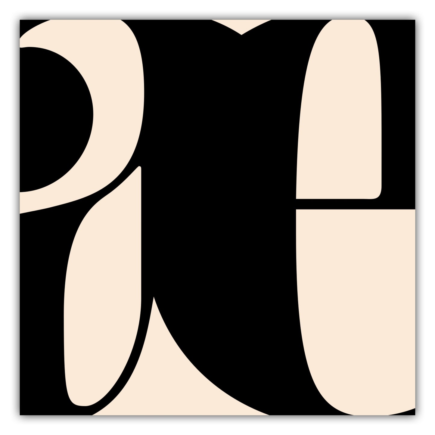Poster Buchstabe Æ - Serif