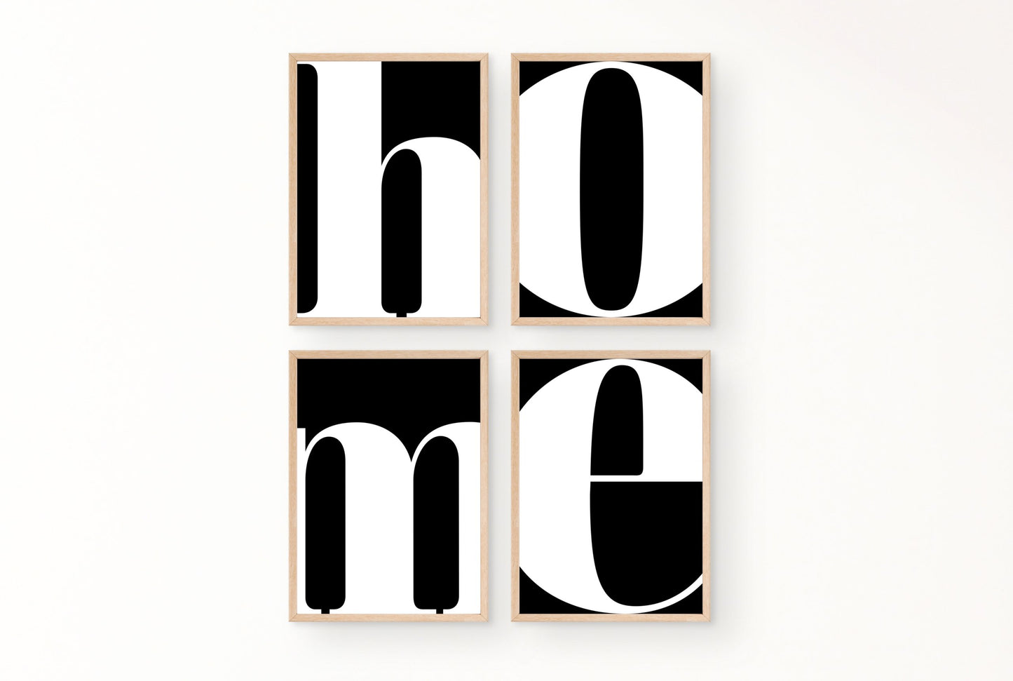 Poster Buchstabe E - Serif