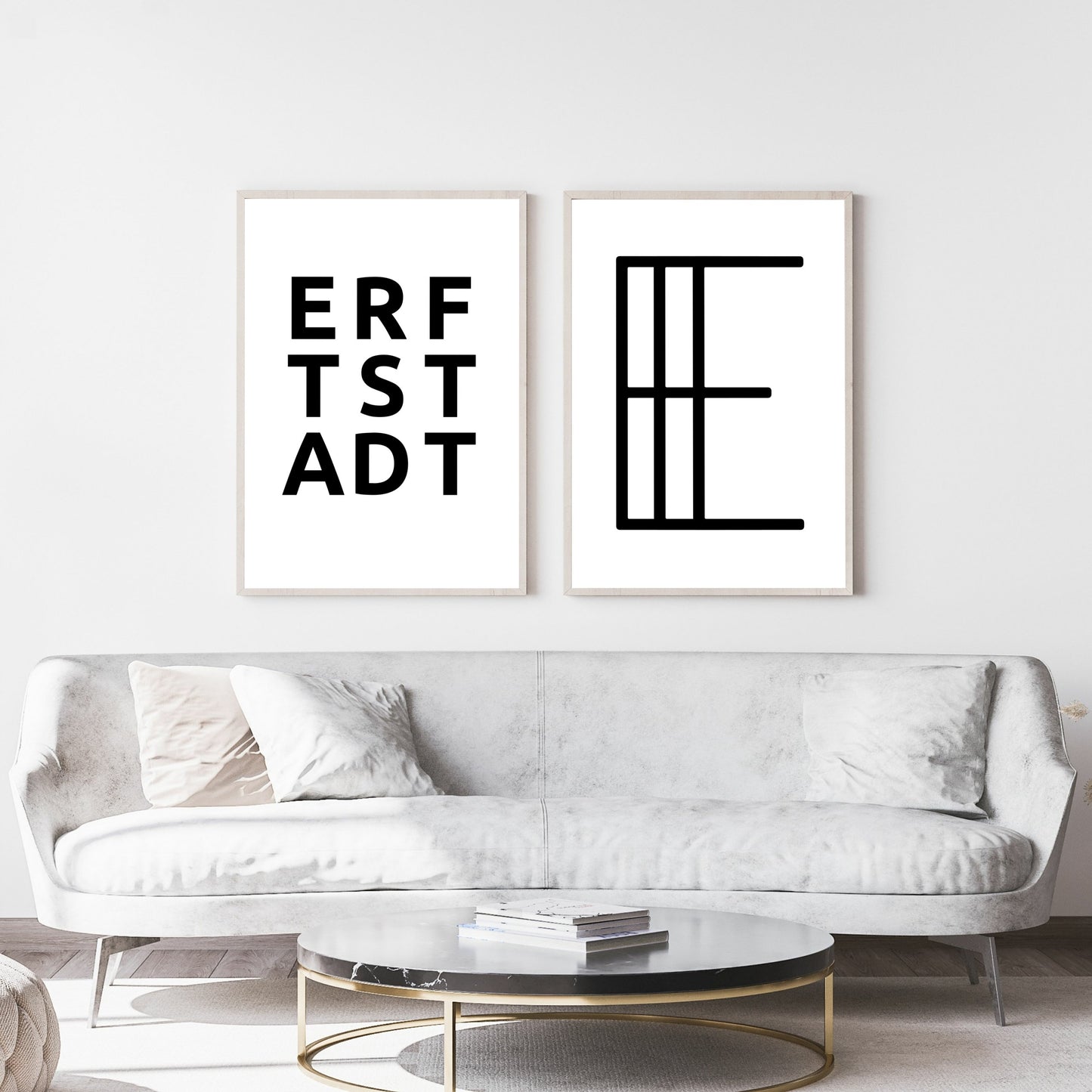 Poster Buchstabe E