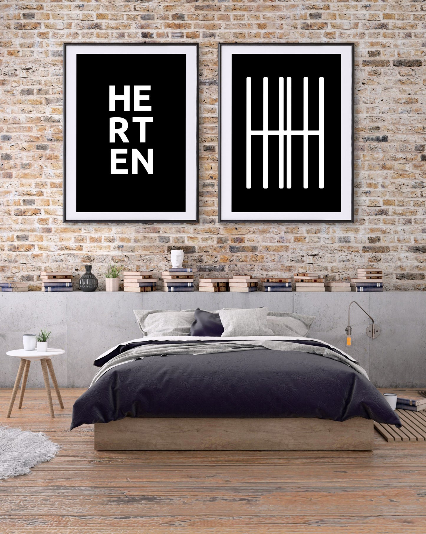 Poster Buchstabe H