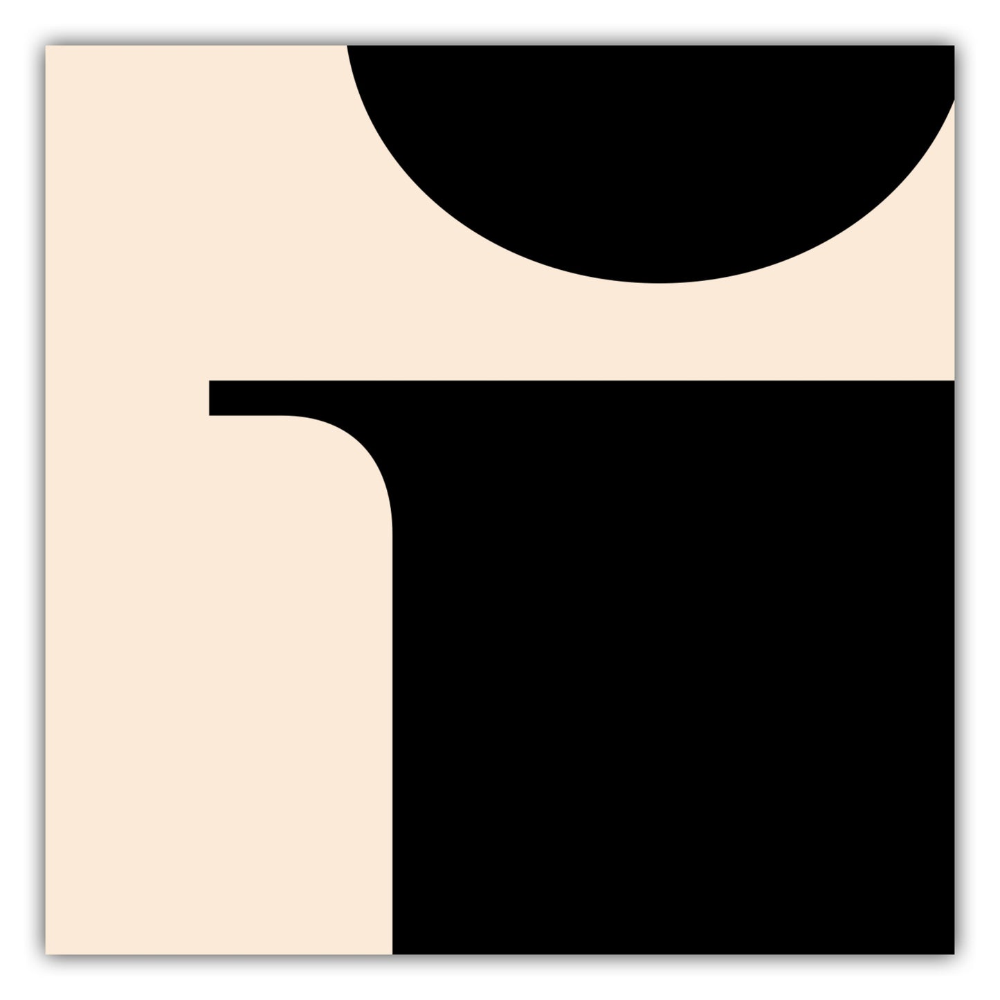 Poster Buchstabe I - Serif