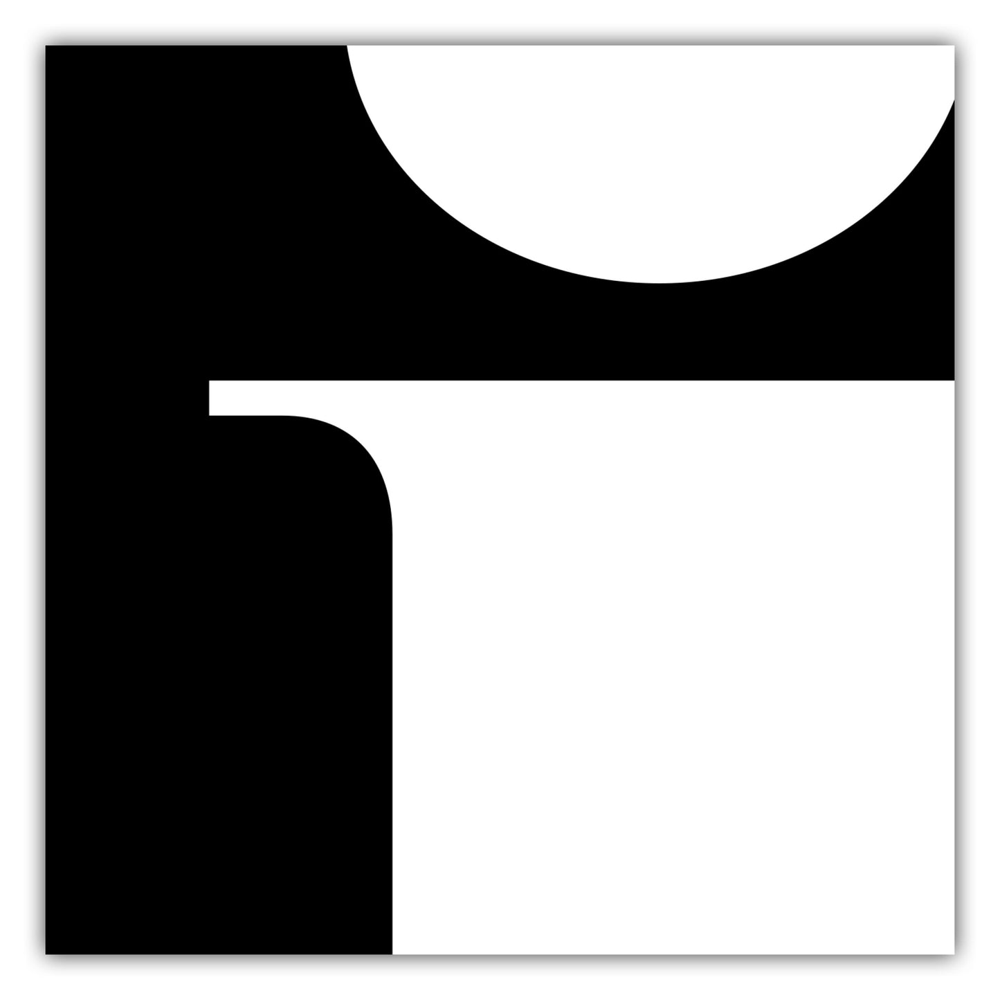 Poster Buchstabe I - Serif