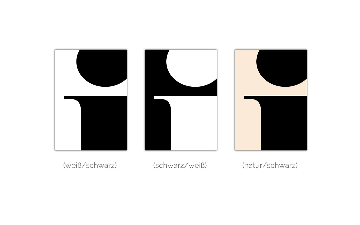 Poster Buchstabe I - Serif