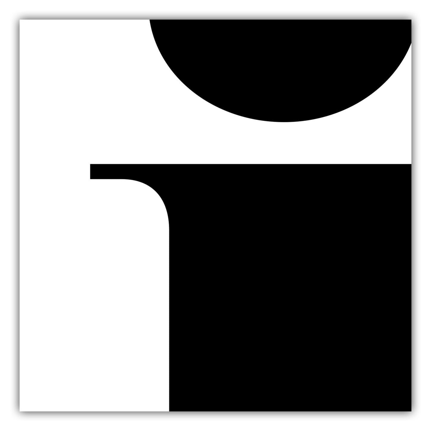 Poster Buchstabe I - Serif
