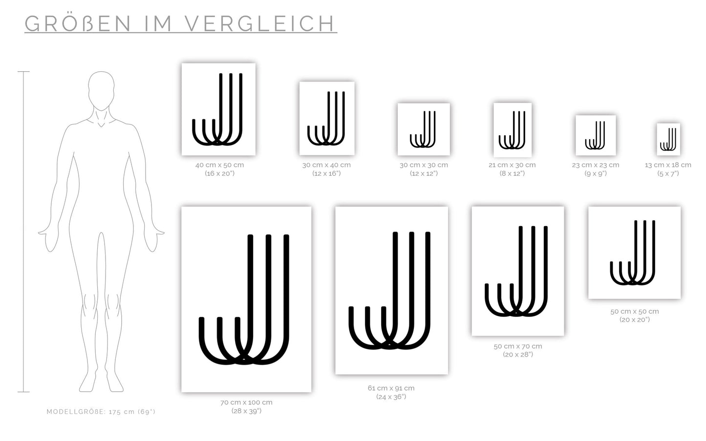 Poster Buchstabe J