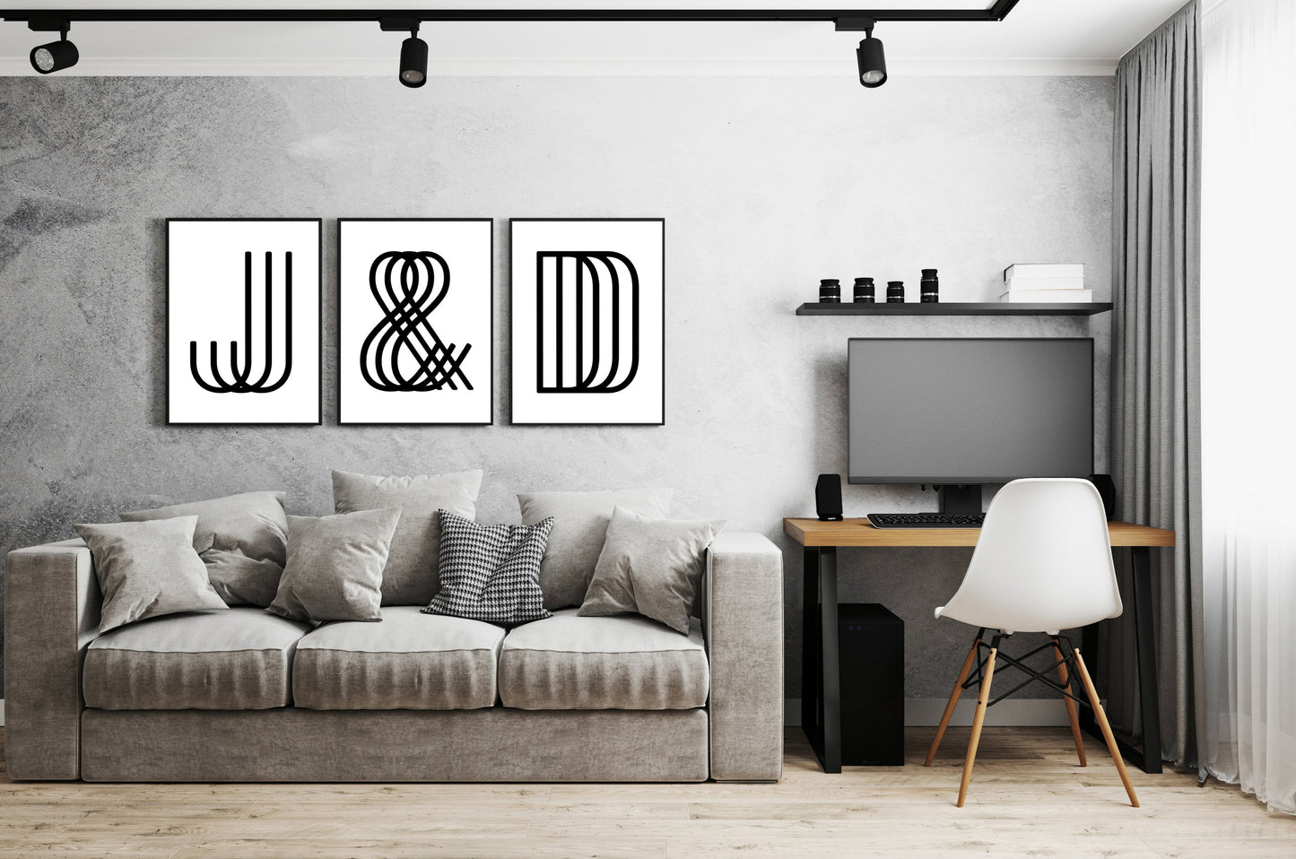 Poster Buchstabe J
