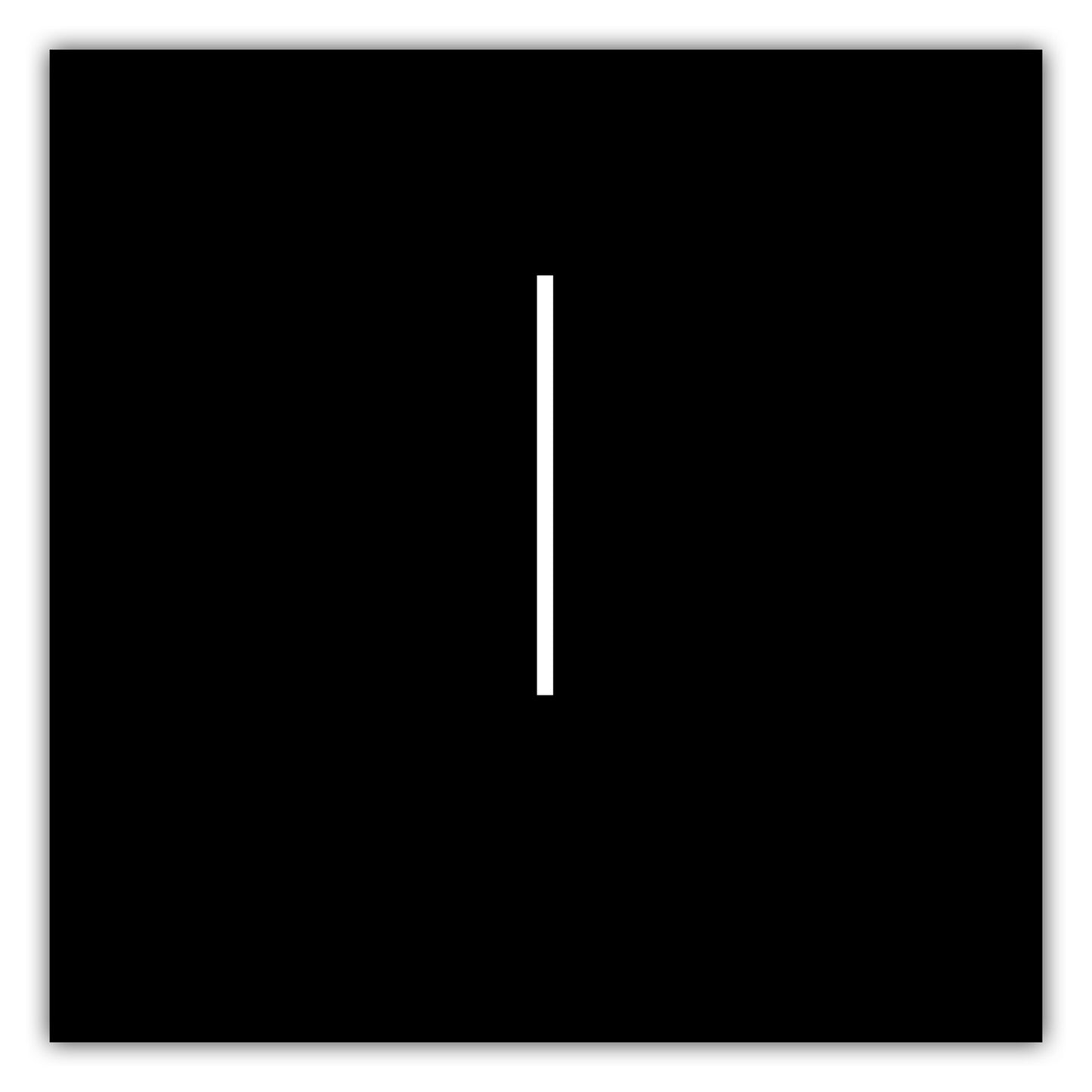 Poster Buchstabe L - Sans Serif