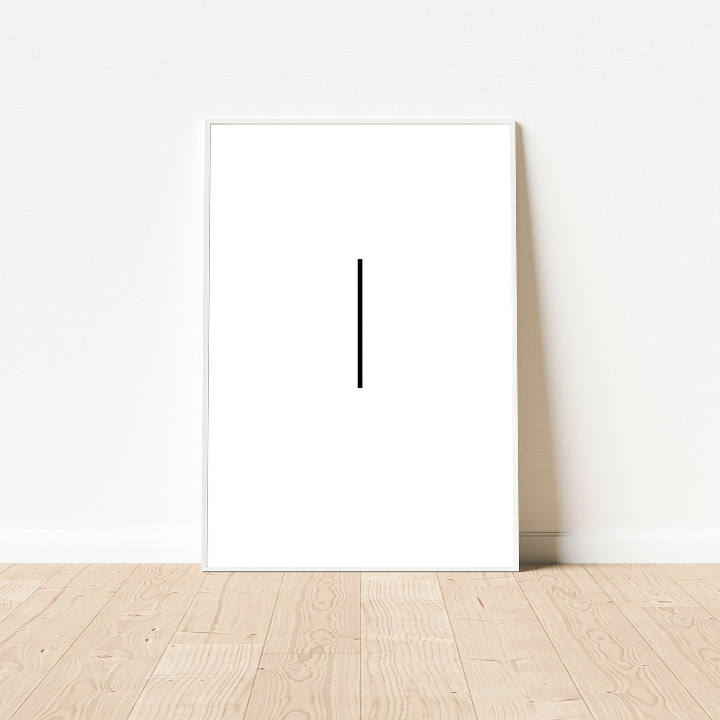 Poster Buchstabe L - Sans Serif