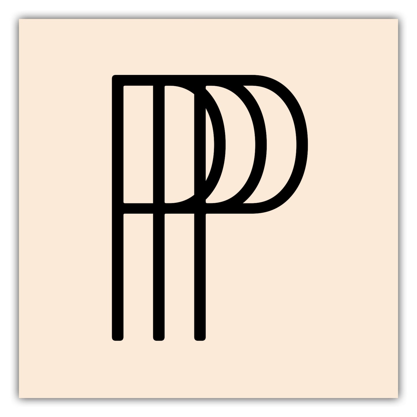 Poster Buchstabe P