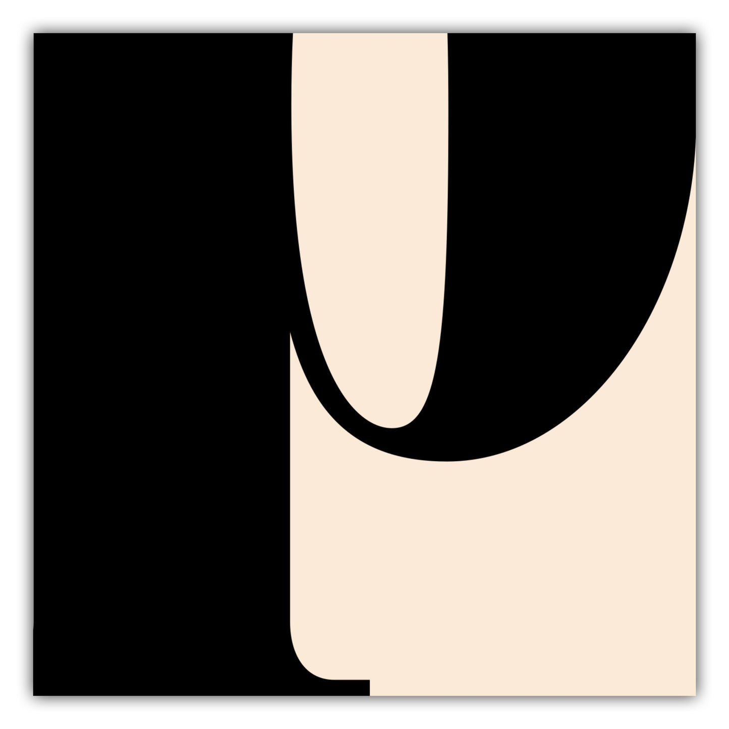 Poster Buchstabe P - Serif