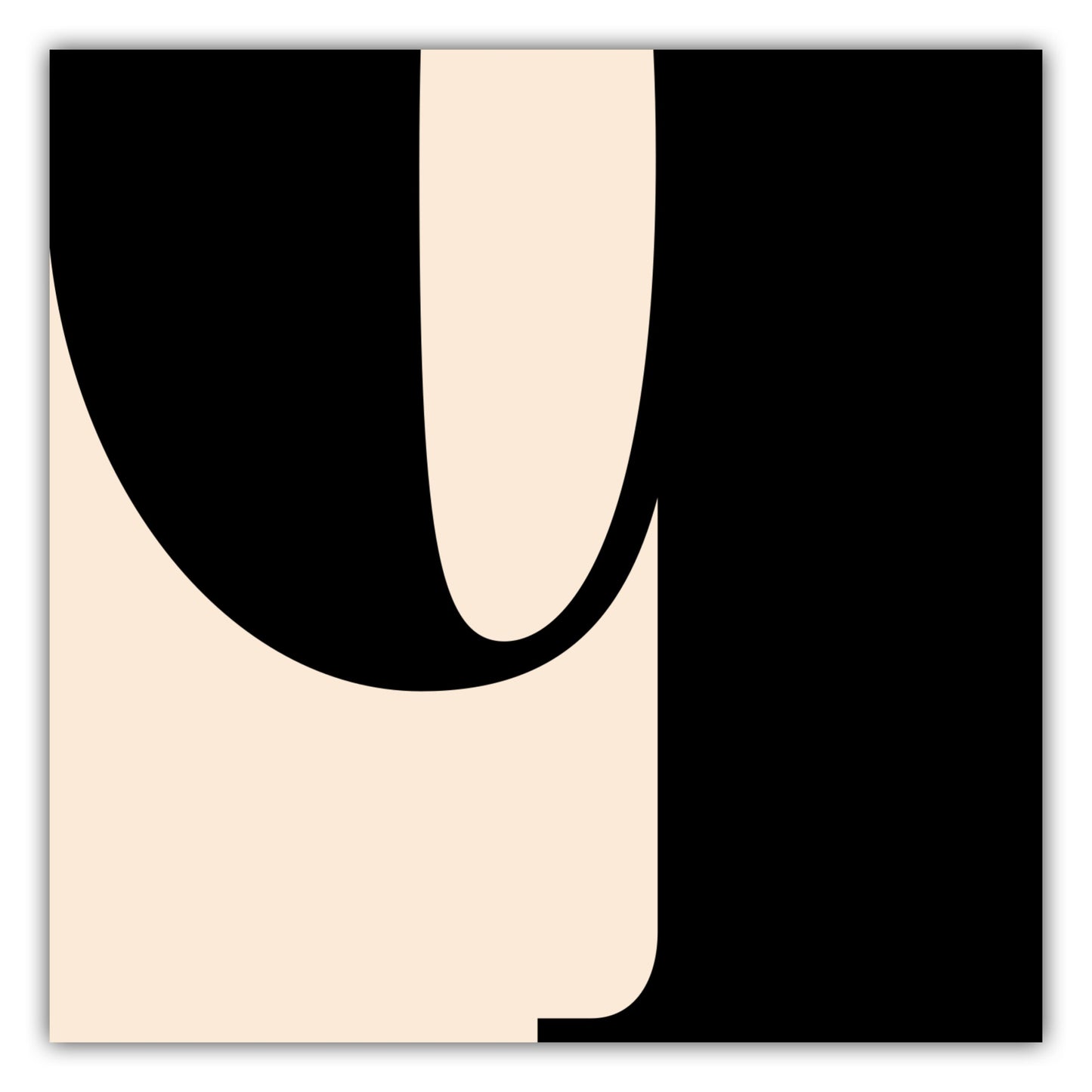 Poster Buchstabe Q - Serif