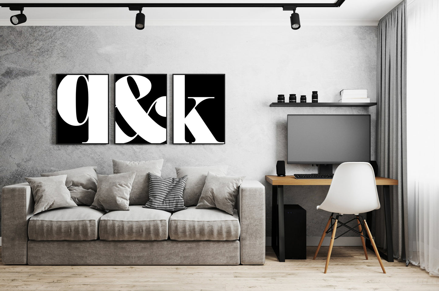 Poster Buchstabe Q - Serif