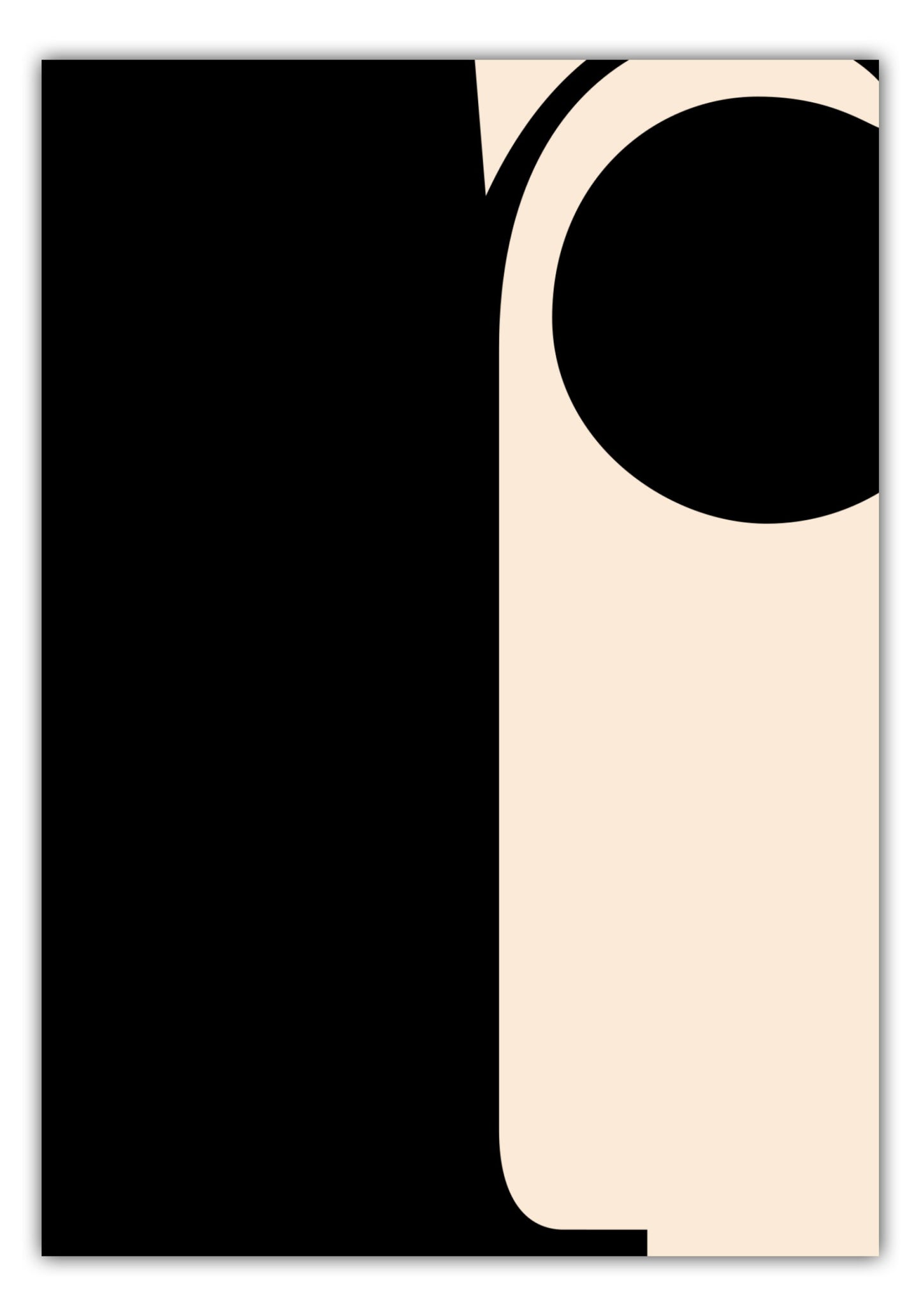 Poster Buchstabe R - Serif