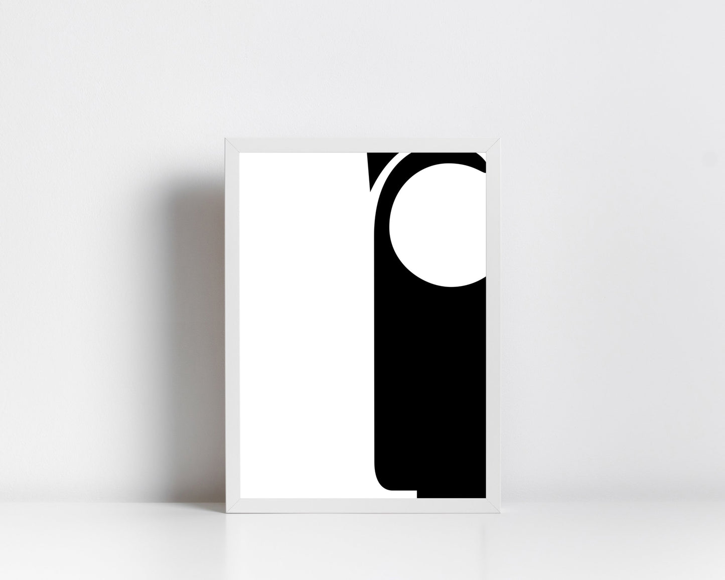 Poster Buchstabe R - Serif