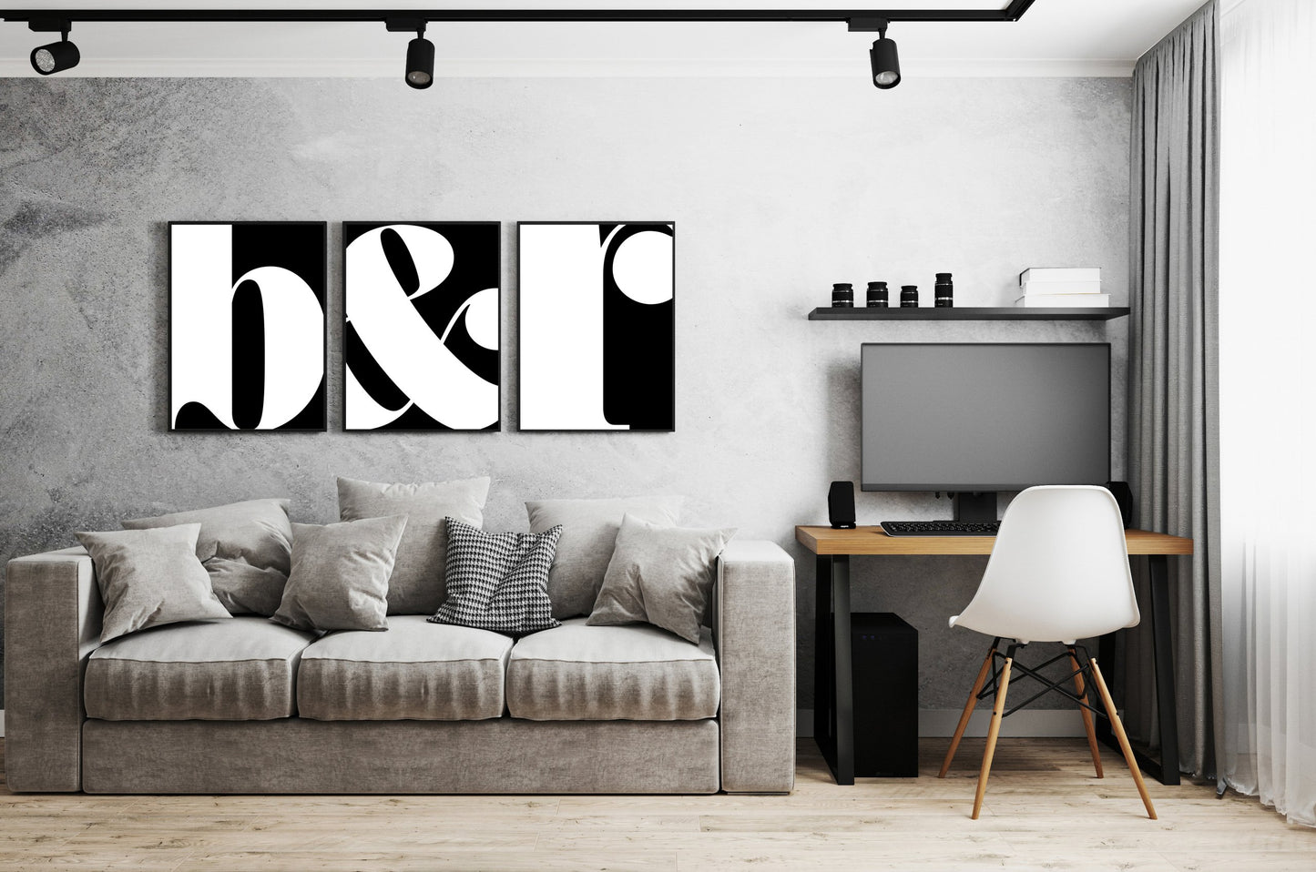 Poster Buchstabe R - Serif