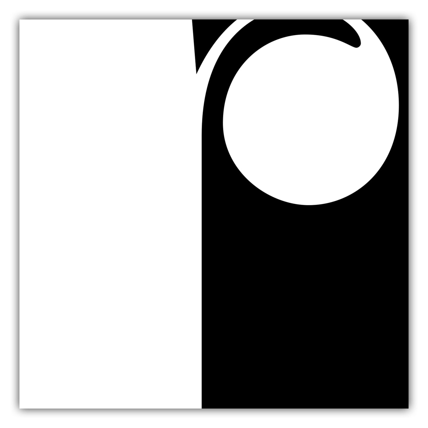 Poster Buchstabe R - Serif
