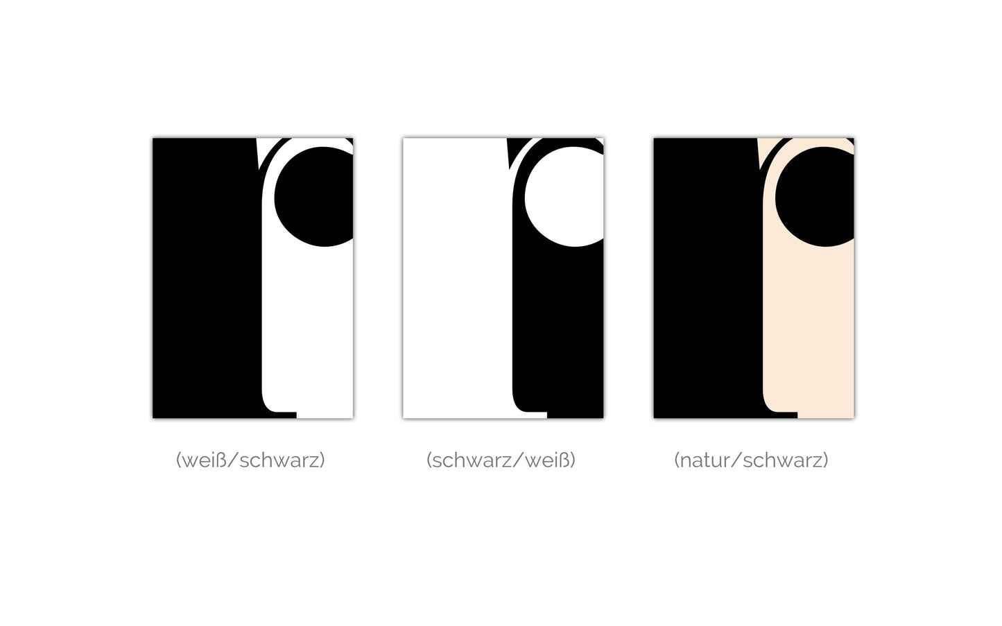 Poster Buchstabe R - Serif