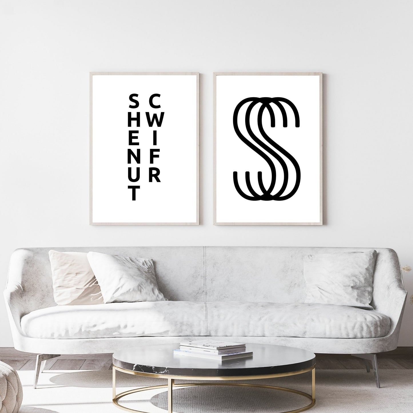 Poster Buchstabe S