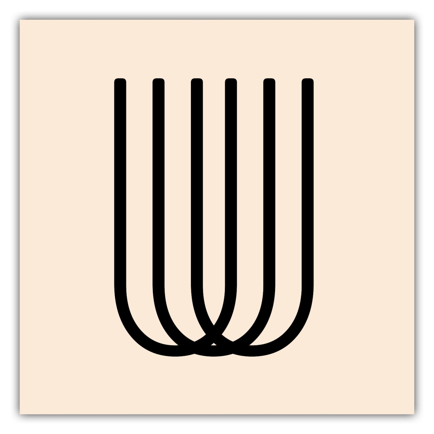 Poster Buchstabe U