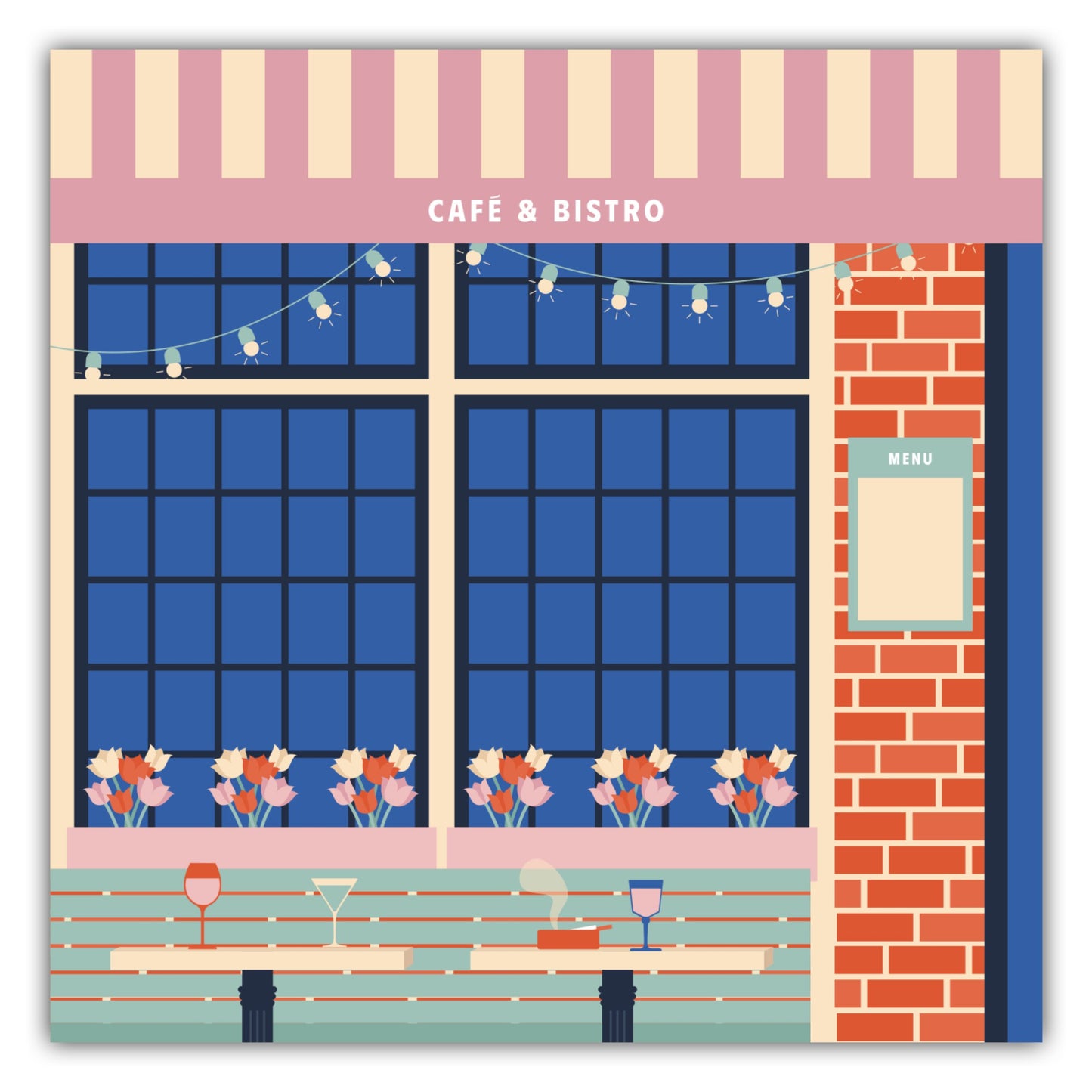 Poster Café & Bistro - Dreamy Dutch Collection