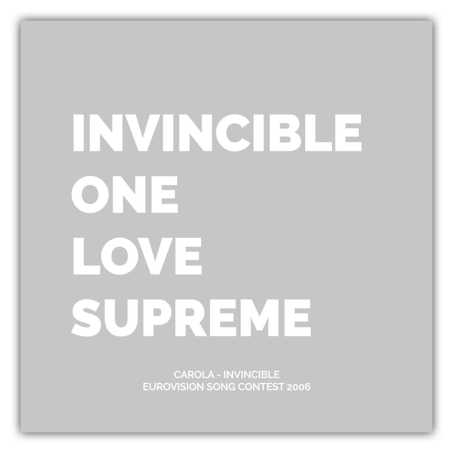 Poster Carola - Invincible