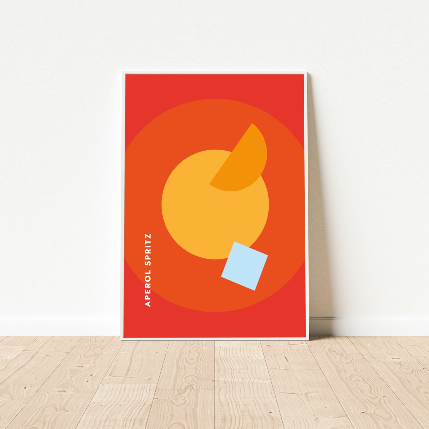 Poster Cocktail Aperol Spritz - Rund