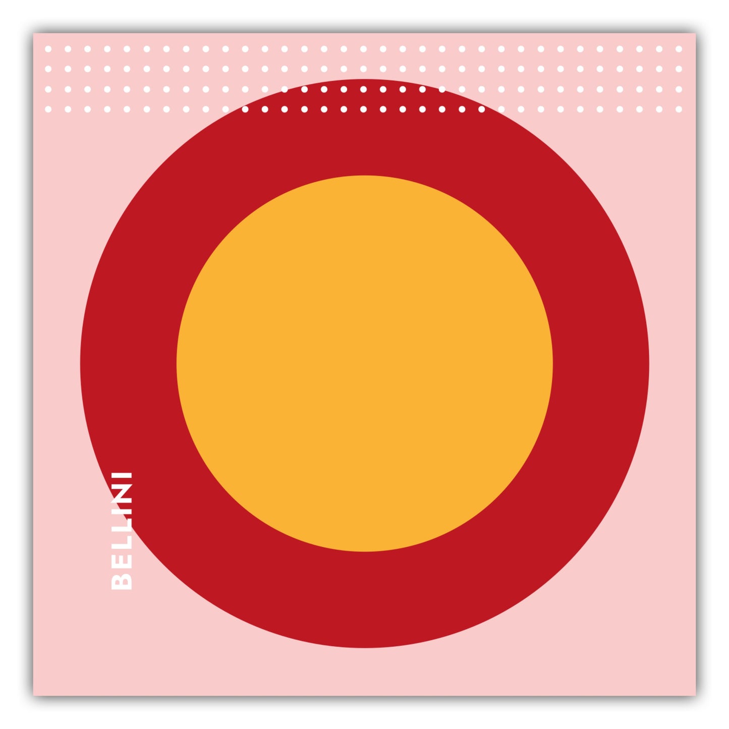 Poster Cocktail Bellini - Rund