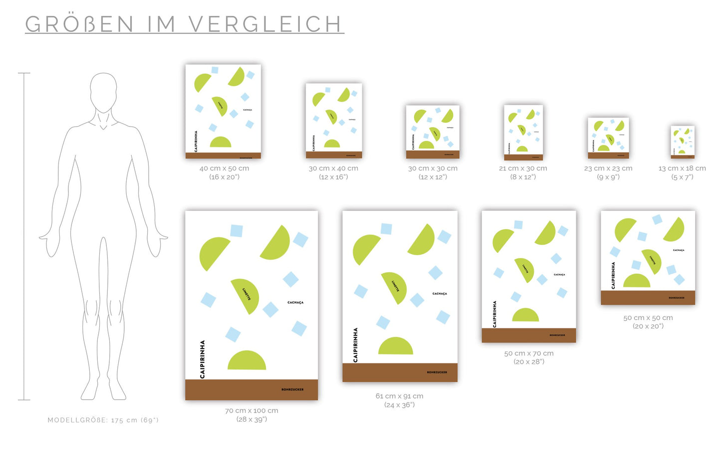 Poster Cocktail Caipirinha