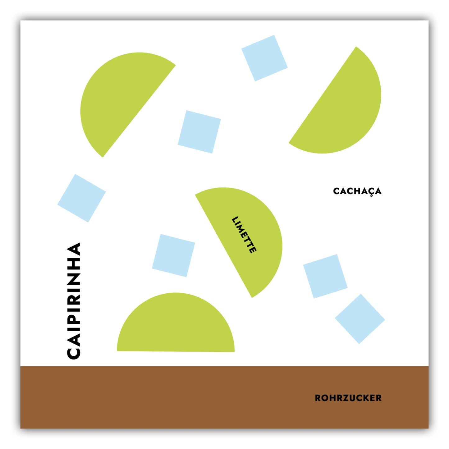 Poster Cocktail Caipirinha