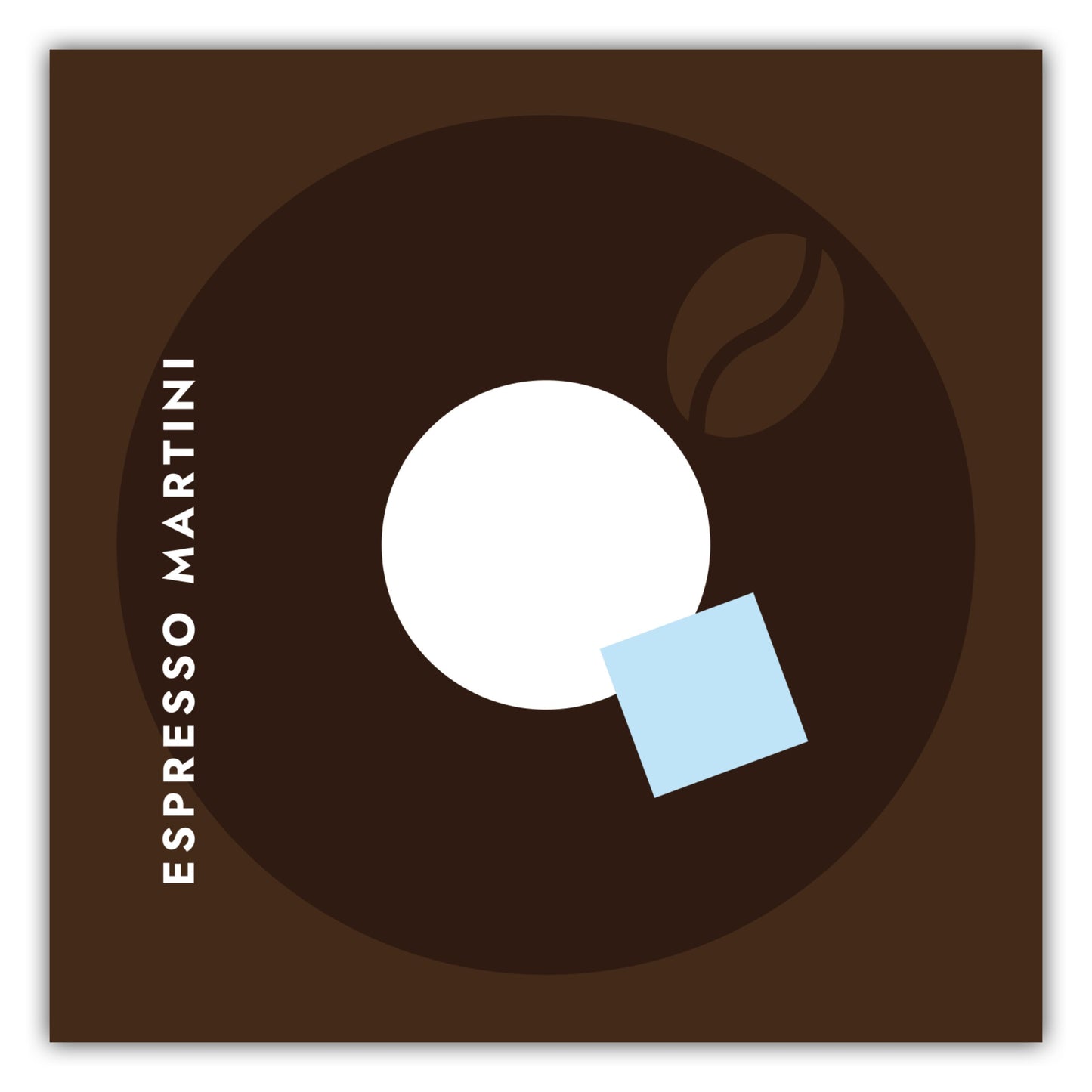 Poster Cocktail Espresso Martini - Rund