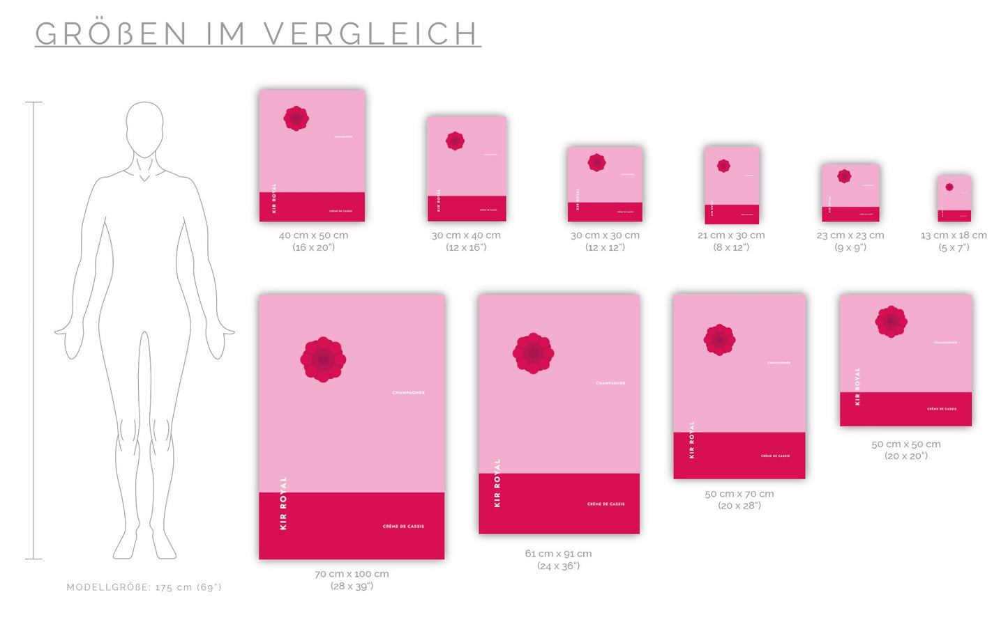 Poster Cocktail Kir Royal