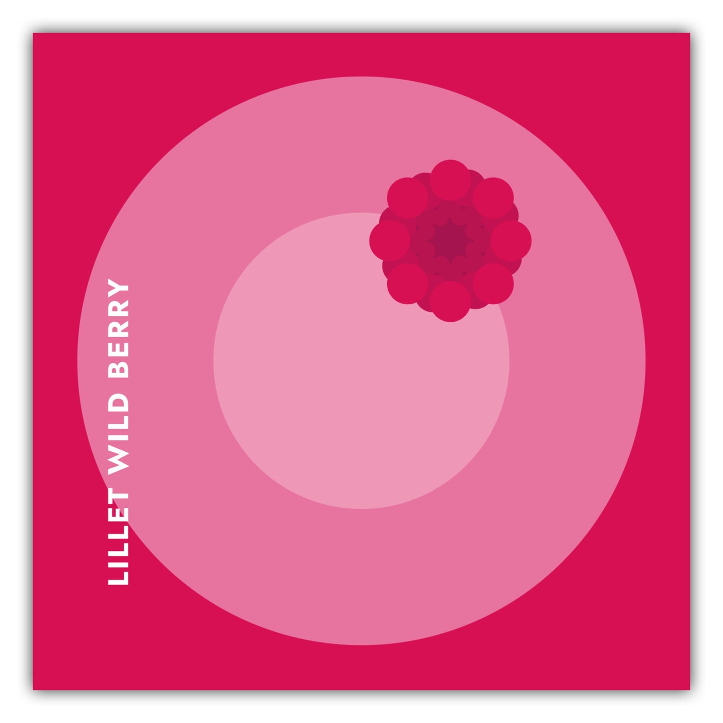 Poster Cocktail Lillet - Rund