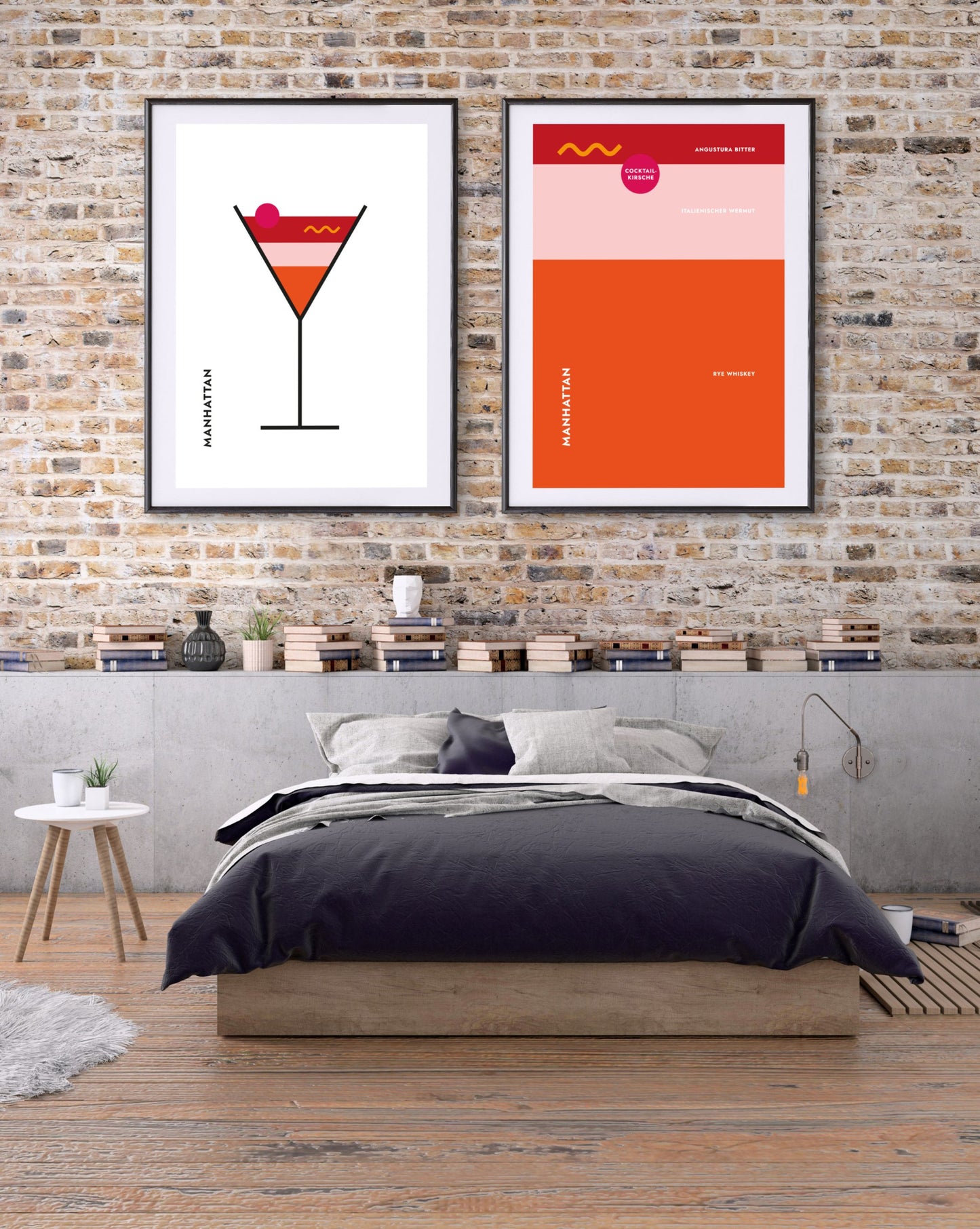 Poster Cocktail Manhattan