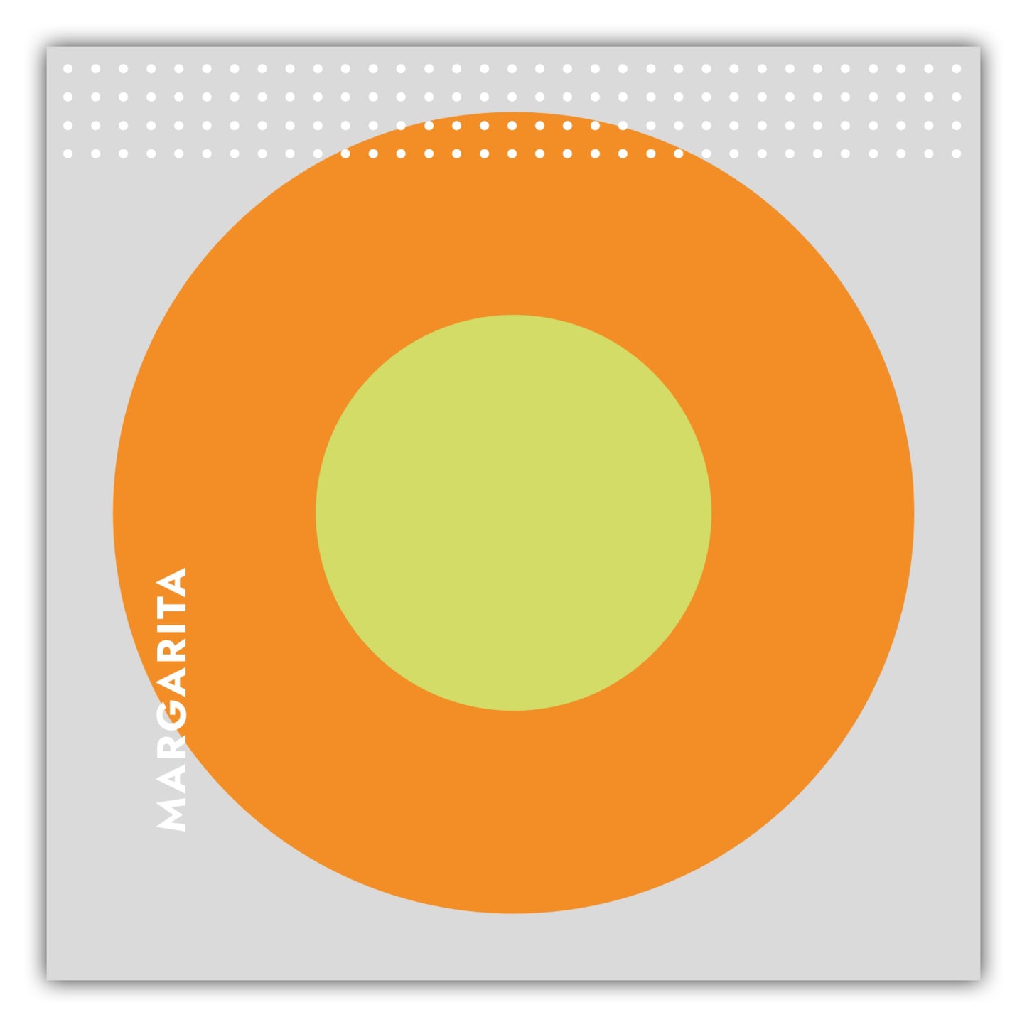 Poster Cocktail Margarita - Rund