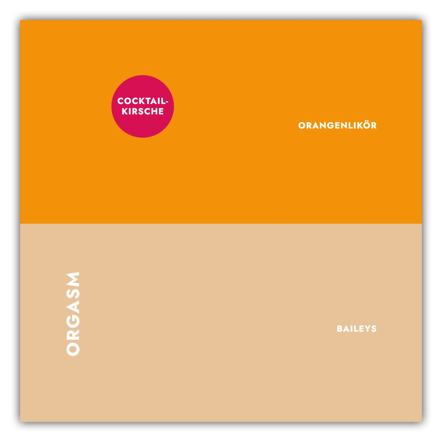 Poster Cocktail Orgasm