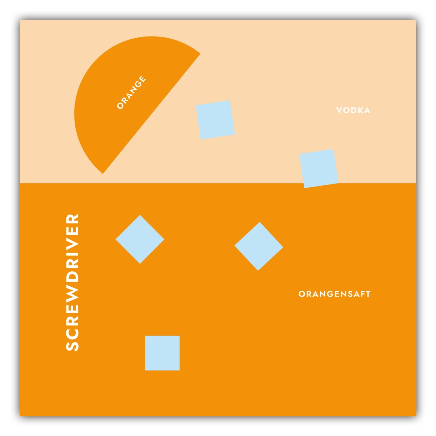 Poster Cocktail Screwdriver