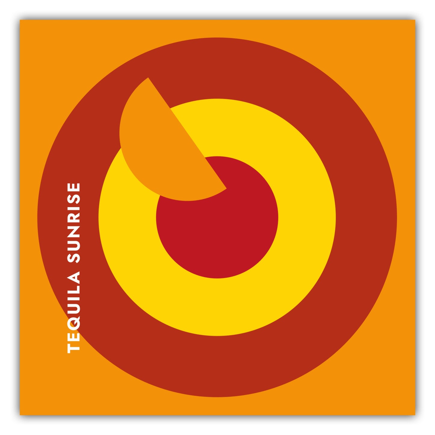 Poster Cocktail Tequila Sunrise - Rund