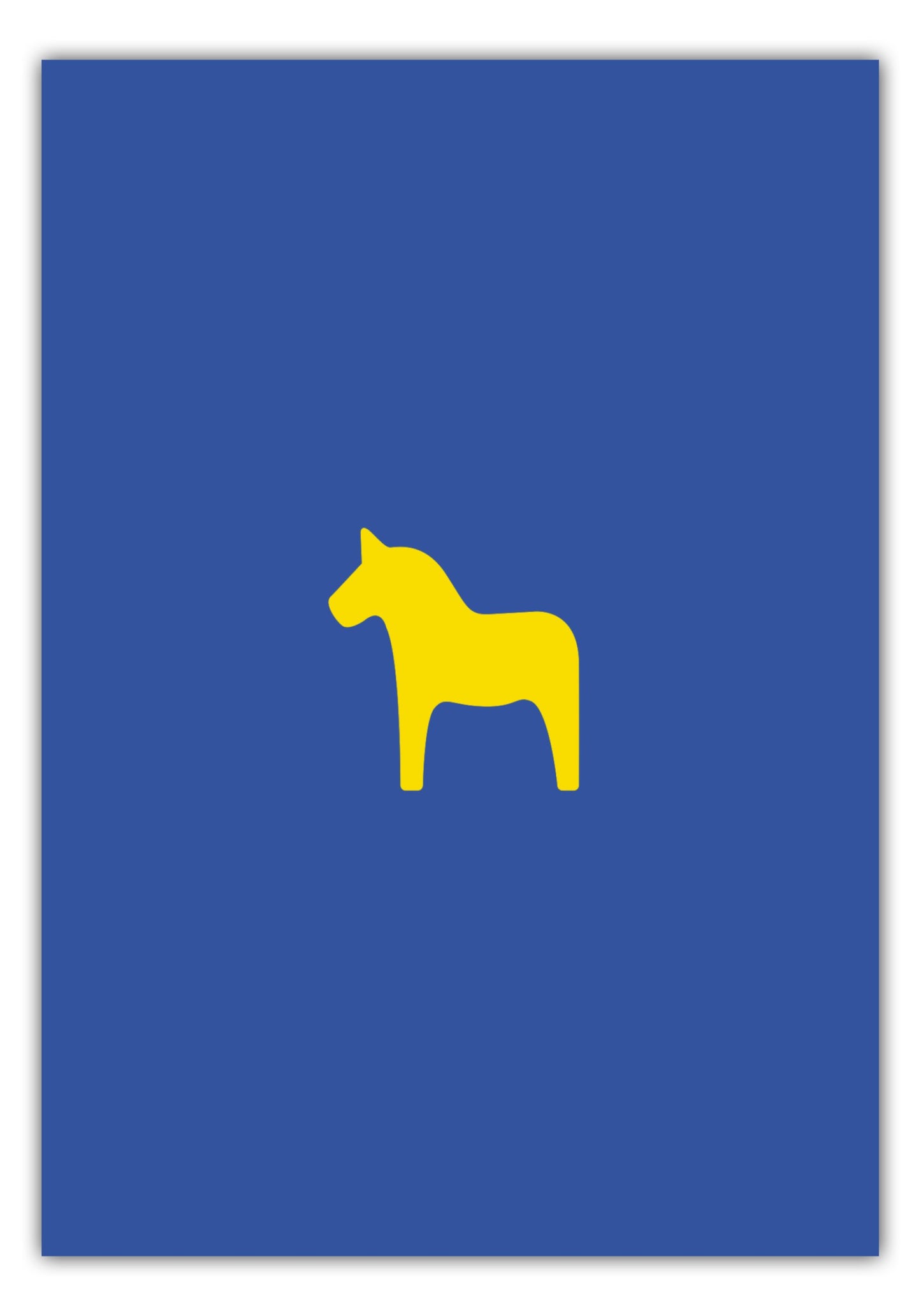 Poster Dalapferd klein