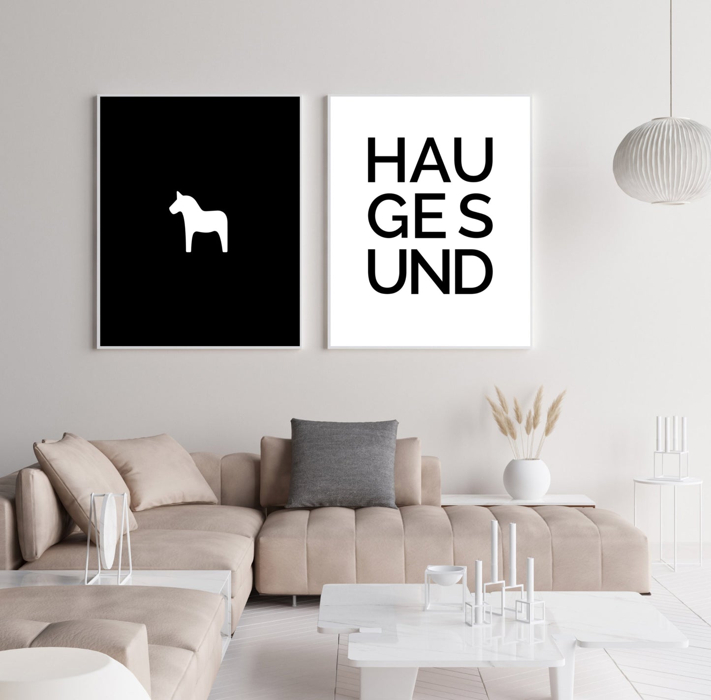 Poster Dalapferd klein