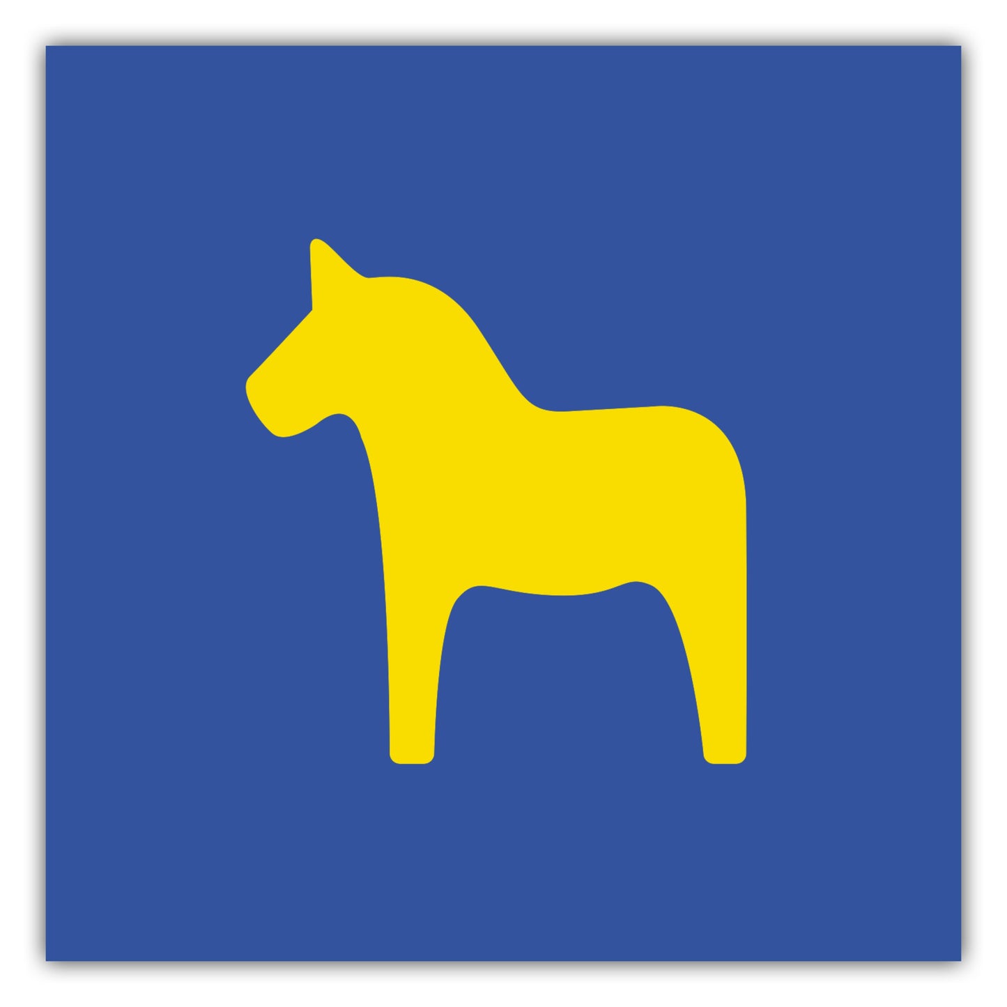 Poster Dalapferd mittel