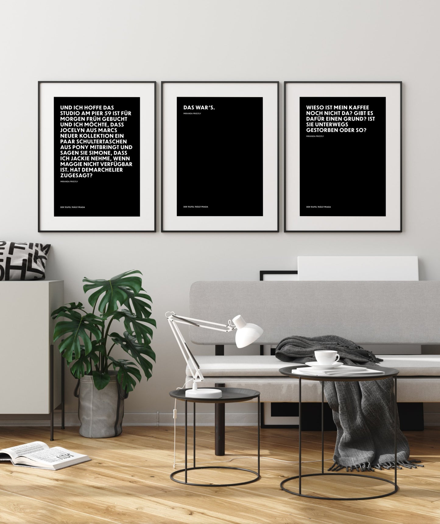 Poster Das wars. - Miranda Priestly - The Devil Wears Prada (Der Teufel trägt Prada)